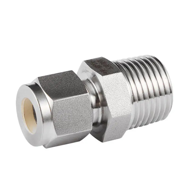 304 Stainless Steel 1 1.5 2 2.5 Extension Electroplating CP Nipple Joint Pipe Fitting