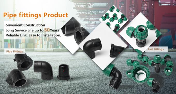 HDPE সোজা সংযোগকারী 4 ইঞ্চি 25mm বাট dingালাই সকেট elালাই Pn16 HDPE পাইপ জিনিসপত্র 4