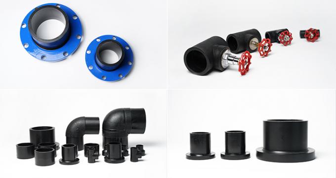 HDPE সোজা সংযোগকারী 4 ইঞ্চি 25mm বাট dingালাই সকেট elালাই Pn16 HDPE পাইপ জিনিসপত্র 5