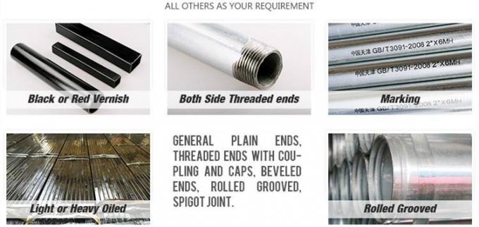 হট ডিপ জিআই কনস্ট্রাকশন স্ক্যাফোল্ডিং রাউন্ড ওয়েল্ডেড প্রি গ্যালভানাইজড স্টিল পাইপ 7