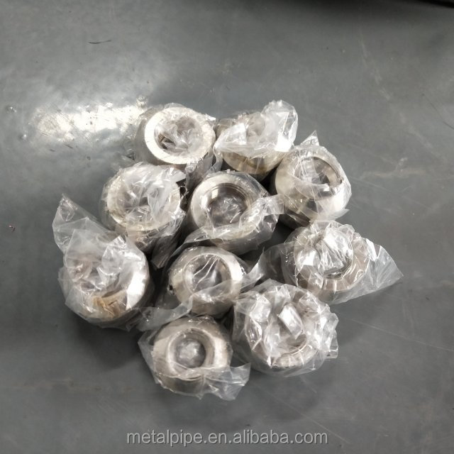 ধাতু উচ্চ মানের স্টেইনলেস স্টীল ওয়েলডোলেট 1/2 ইঞ্চি এএসটিএম 182 গ্রা. এফ 51 মাত্রা এএস এমএস এসপি -97 এসসিএইচ 40 এস 15