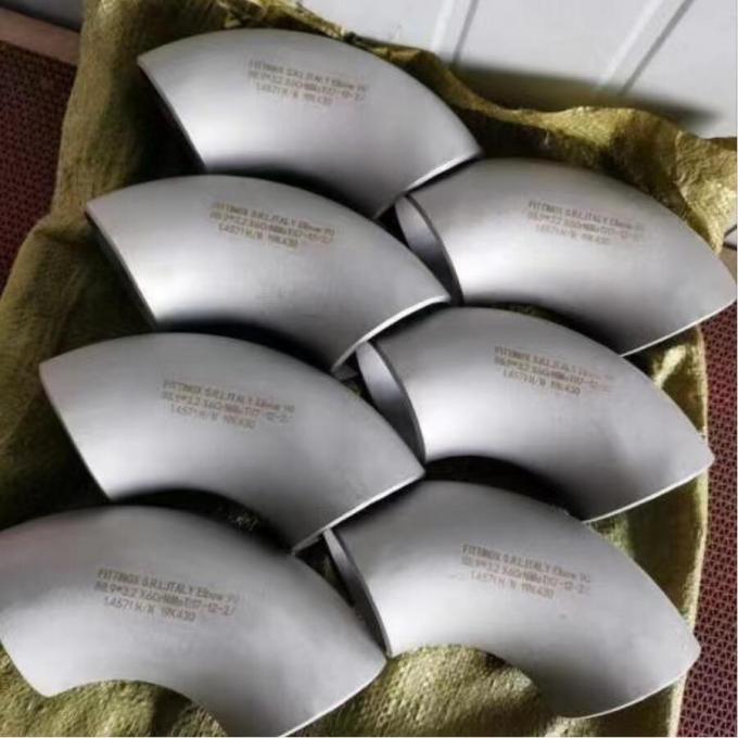 CuNi 90/10 কনুই সংক্ষিপ্ত ব্যাসার্ধ 45 কনুই সংক্ষিপ্ত ব্যাসার্ধ EHN 9603/600s 5.5 মিমি 5 মিমি DN 600 CuNi10Fe1.6 Mn 2