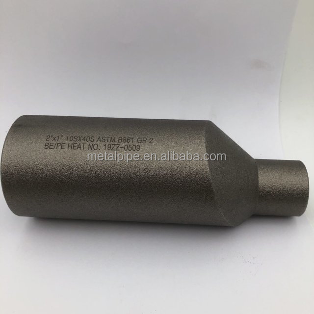 METAL ASTM A312 TP316L কনসেন্ট্রিক সোয়াজ নাক BLE*PSE স্টেইনলেস স্টীল পাইপ ফিটিংস সোয়াজ নাক 3
