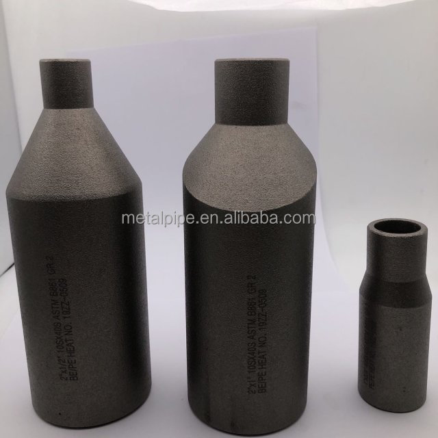 METAL ASTM A312 TP316L কনসেন্ট্রিক সোয়াজ নাক BLE*PSE স্টেইনলেস স্টীল পাইপ ফিটিংস সোয়াজ নাক 4