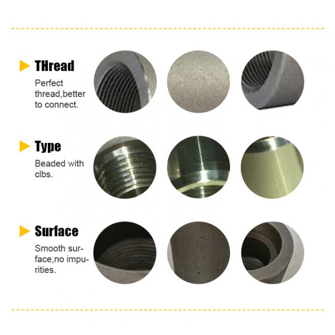 ধাতব স্টেইনলেস স্টীল এসএস 316 ছাঁটাই প্রতিরোধের পাইপ ফিটিং গ্রিডযুক্ত এনপিটি 3000LB এনপিএস 1/2 "-4" এসসিএইচ 160 এএসএমই বি 16.11কপলিং 3