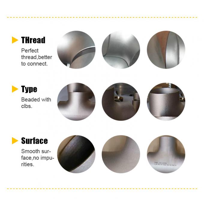 A182 TP347 কনসেন্ট্রিক রিডাক্টর ANSI B16.9 FITNING 6' X 4' 'Table 40 স্টীল কনসেন্ট্রিক পাইপ ফিটিং রিডাক্টর 1