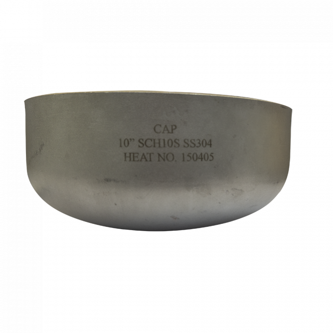 304 স্টেইনলেস স্টীল ওভাল টিউব ক্যাপ স্যানিটারি গ্রেড অভ্যন্তরীণ এবং বাহ্যিক আয়না পোলিশ ঝালাই টিউব ক্যাপ উজ্জ্বল স্টেইনলেস স্টীল 0