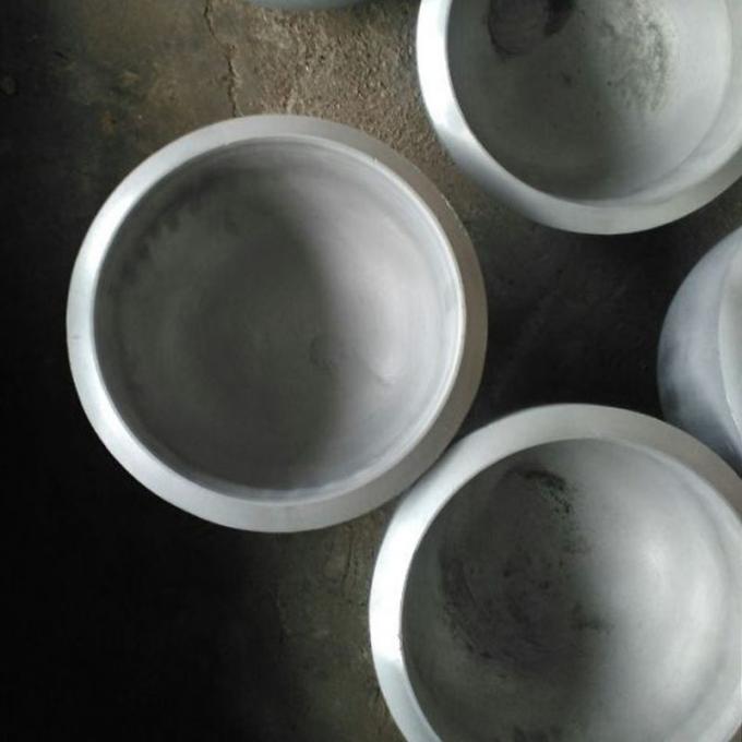 304 স্টেইনলেস স্টীল ওভাল টিউব ক্যাপ স্যানিটারি গ্রেড অভ্যন্তরীণ এবং বাহ্যিক আয়না পোলিশ ঝালাই টিউব ক্যাপ উজ্জ্বল স্টেইনলেস স্টীল 3