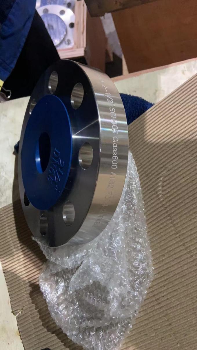 ধাতব পাইপ ফিটিং ফোরড ফ্ল্যাঞ্জ WN RF 300 LBS ASME B16.5 SA-182 F 316/316L SCH 40S DN 24 স্টেইনলেস স্টীল ফিটিং 1