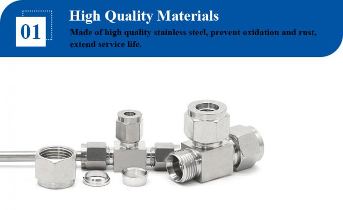 স্টেইনলেস স্টীল WP304L WP316L সমান টি SCH STD থ্রেডেড টি 0