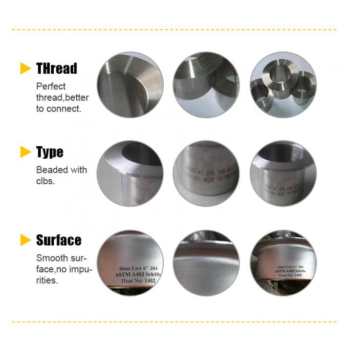 মেটাল সুপার ডুপ্লেক্স স্টেইনলেস স্টীল ল্যাপ জয়েন্ট স্টাব শেষ AL-6XN UNS N08367 স্টাব শেষ 1