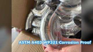 ASTM A403 WP321 180 ডিগ্রি রিটার্ন বেন্ড NACE সম্মত