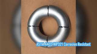 ASTM A403 WP321 180 ডিগ্রি রিটার্ন বেন্ড NACE সম্মত