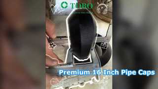 ASTM A403 WP304 স্টেইনলেস স্টীল পাইপ ক্যাপ 16 ইঞ্চি Sch120
