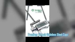 ASTM A403 WP304 স্টেইনলেস স্টীল পাইপ ক্যাপ 16 ইঞ্চি