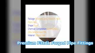 প্রিমিয়াম F316L স্টেইনলেস স্টীল নকল পাইপ ফিটিং