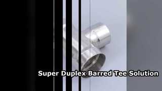 সুপার ডুপ্লেক্স ব্যারেড টি 6 ইঞ্চি SCH80 ASME B6 ফিটিং