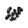 Straight Black 45 Stainless Mild Carbon Steel Ring Bend Pipe And Tube Bending Exhaust Elbow