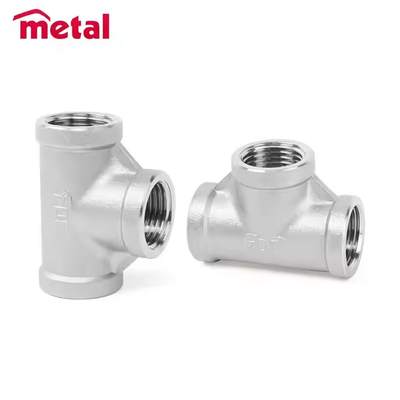 Customized Male Female Threads Elbow/tee/cross fitting 1/4"-2" Stainless Steel 304 316L Threaded Fittings