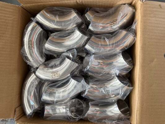 Stainless Steel 316L Butt Weld 90 Elbow Sch40S ASME B16.9 Class 150 Pipe Fitting