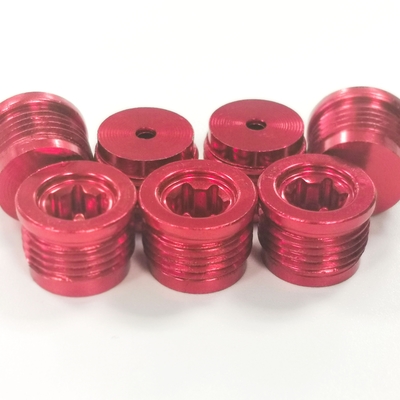 Lock Nut M20 Aluminum Alloy 6061 Locking Metal Locking Hexagon Inner Nuts In Aluminium Alloy