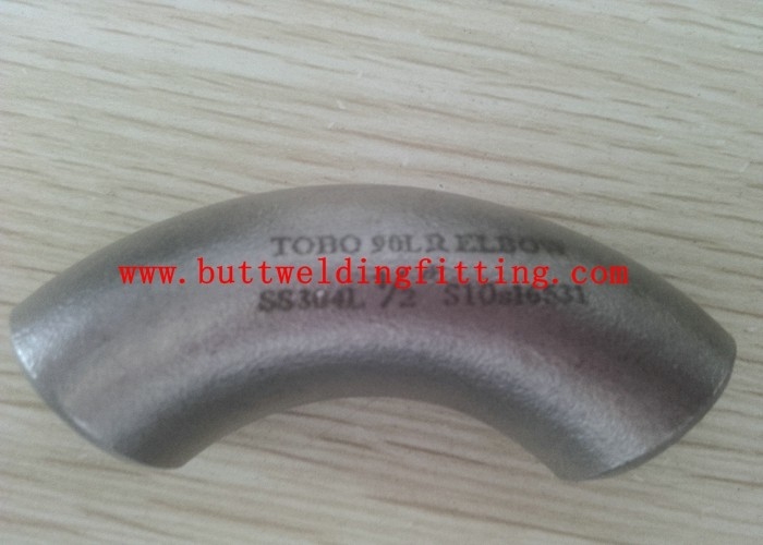 Stainless Steel Elbow ASME Standard Polished Connection for Piping Systems ISO Certified