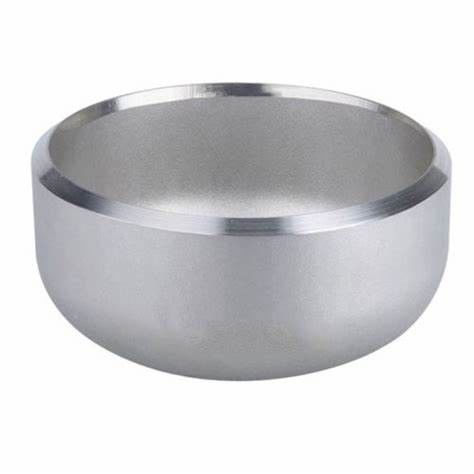 Stainless Steel Polished Pipe Cap for Welded Connections in ASME Standard