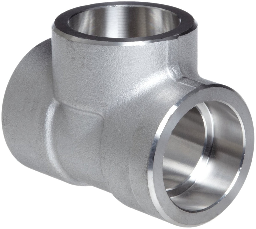 ANSI B16.9 Forged Pipe Fittings Socket Welding Tee DN 6'' * 3'' SCH 40