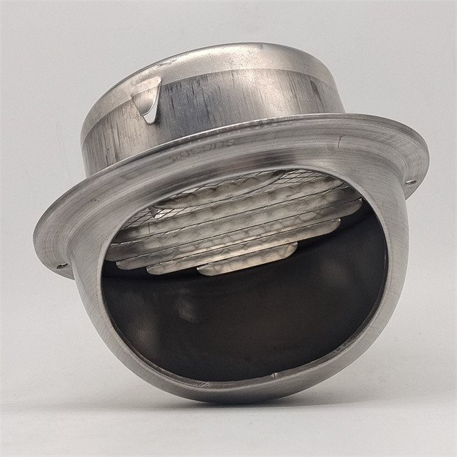 3 Inch Air Vent Cap Cover Stainless Steel Round Kitchen Wall Exhaust Waterproof Ventilation Mushroom Pipe