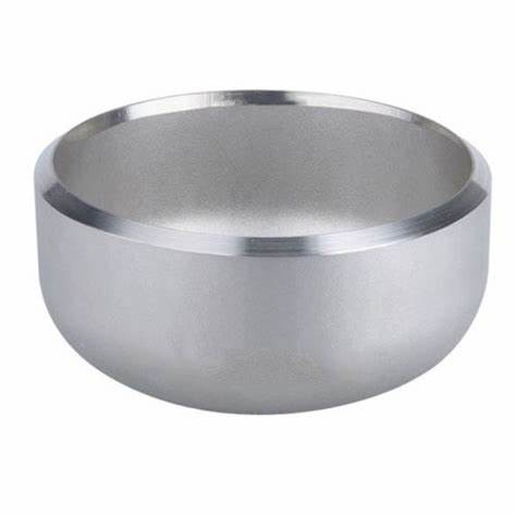 Stainless Steel Polished Pipe Cap for Welded Connections in ASME Standard