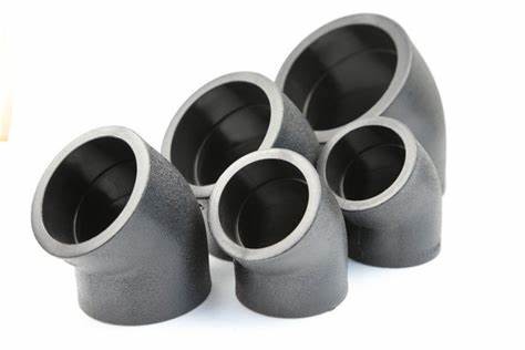 Stainless Steel Elbow Pipe Fittings 45 Degree Socket Weld Long Radius Elbow Forged Fittings