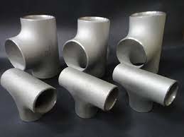 METAL Low Alloy Steel Pipe Fittings Butt Welding Pipe Fittings Equal Tee A403 WP904L 6
