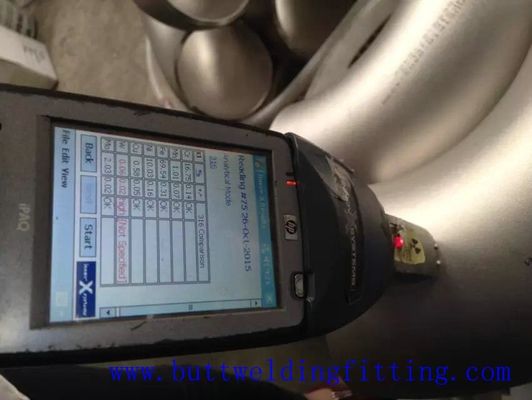 Polished Stainless Steel Elbow ASME Standard 150-2500 PSI Pressure ISO Certified