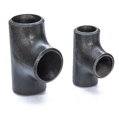 SCH40 ASTM B16.9 Pipe Fitting Carbon Steel Tee With Butt Welding