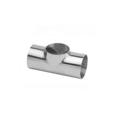 Food  Grade Sanitary  SS316 Stainless Steel Pipe  Fitting Tee