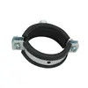 Quick Release Pipe Clamp Tube Hose Clamps With Rubber Pipe Bracket Lined Rubber