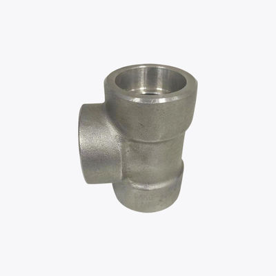 Stainless Steel SS316/SS304 Socke Weld Equal Tee Sanitary Pipe Fittings