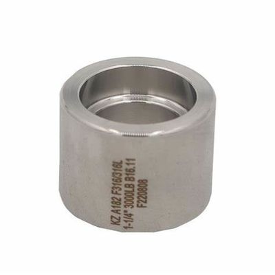 3000LB / 6000LB NPT Stainless Steel Pipe Socket Weld Fittings Forged Coupling