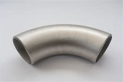 Rounding Polished 90° Threaded Connection for Industrial Pipework ISO Certified