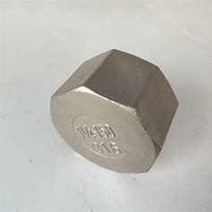 Stainless Steel Hexagonal End Cap Resistant Easy-to-Install Plug for Pipes & Equipment