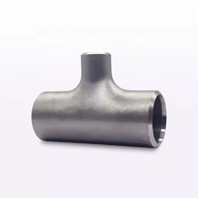 304 Stainless Steel Reducing Tee Seamless Construction Polished Finish