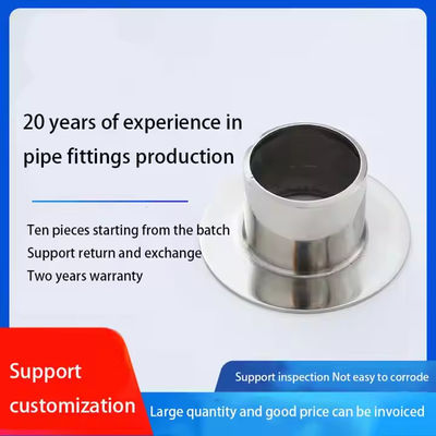 Female Adapte Pipe Stub End Fittings Seamless Sanitary Level Welding Stub End
