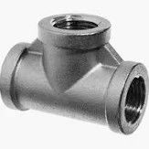 উচ্চ চাপ 3000 PSI স্টেইনলেস স্টীল টি