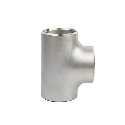 ASME B16.9 স্টেইনলেস স্টিল রিডুসিং ব্যারেড টি SCH80 বাট ওয়েল্ড হাই স্ট্রেন্থ ফিটিং