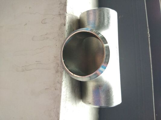 BW Super Duplex Stainless Steel UNS S32750 Equal Tee 1 1/2'' SCH10S ASME B16.9