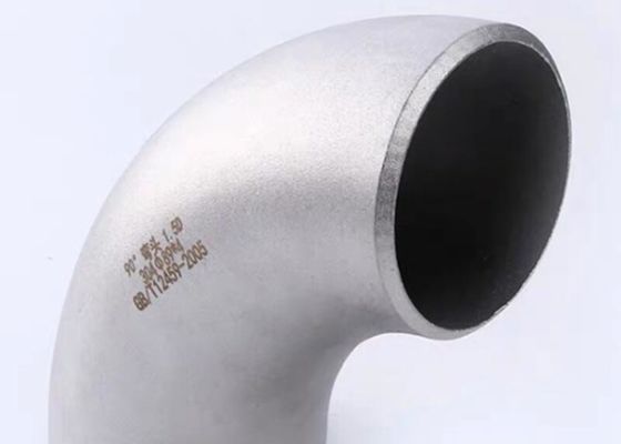 Seamless SS304 Forged Pipe Connector 90D Long Radius Bend Pipe Elbow
