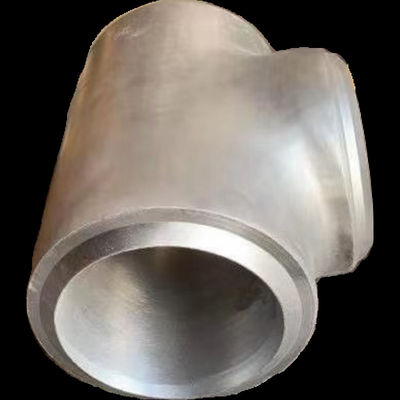 Stainless Steel ASTM A182 F53 UNS32750 Barred Tee 16" X 8" Butt Weld Fittings ANSI B16.9